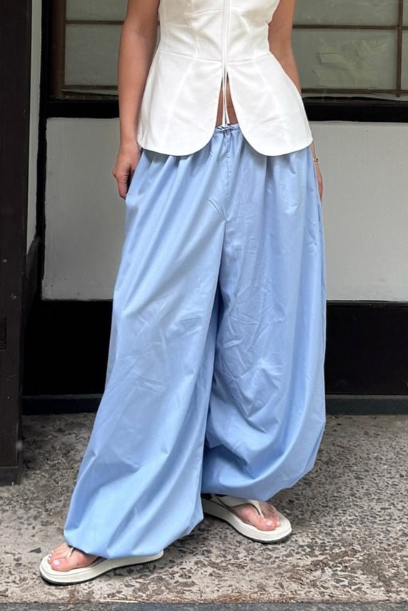 Pantaloni baggy Fenella con vita elasticizzata