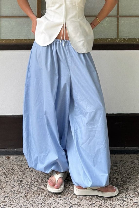 Pantaloni baggy Fenella con vita elasticizzata