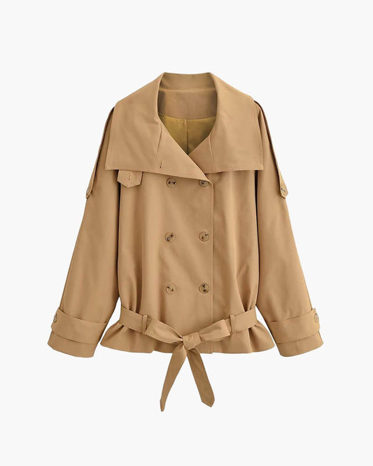 Maria Utility-Trenchcoat mit hohem Kragen