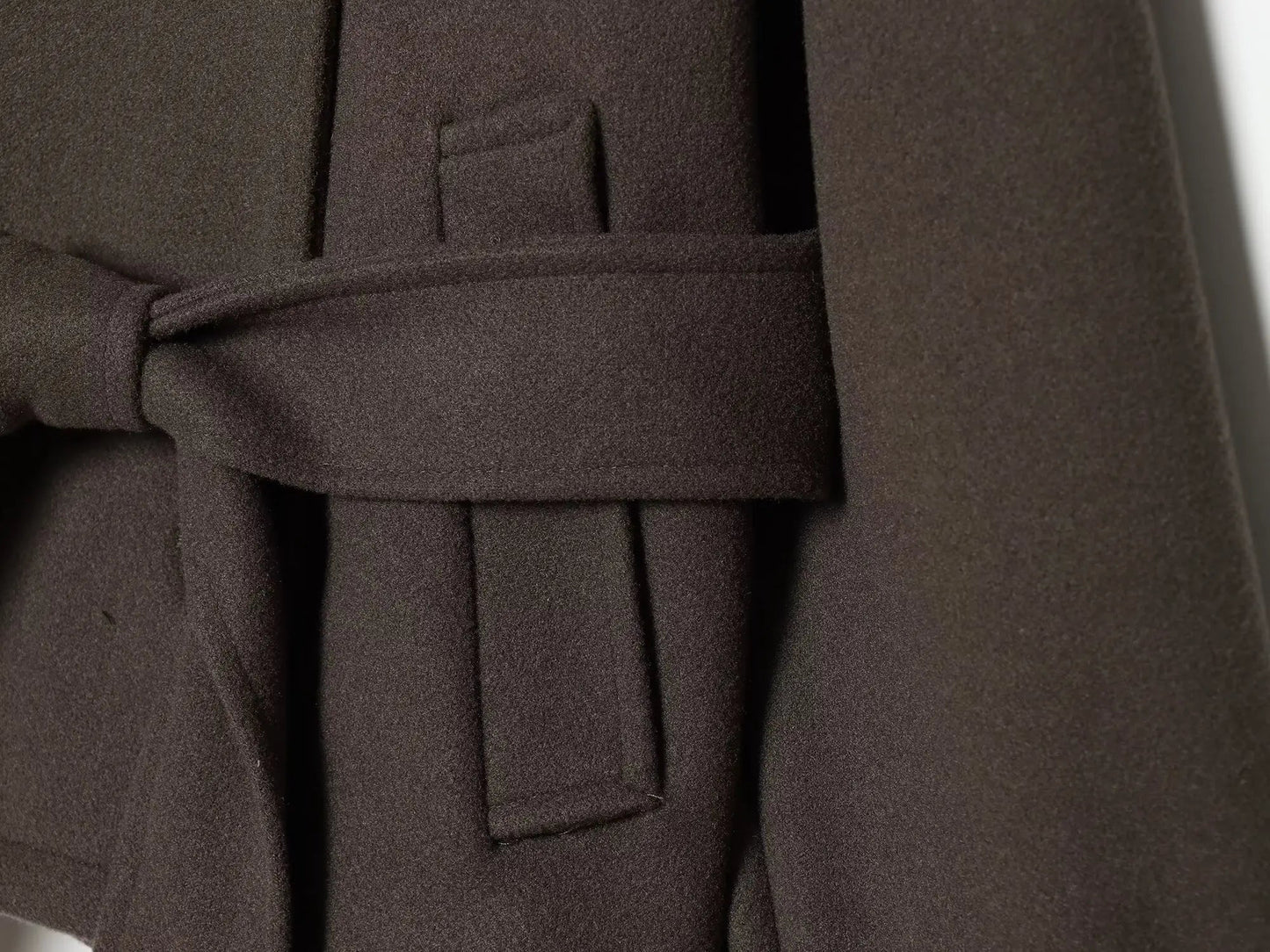 Anne Double Breasted Belted Coat