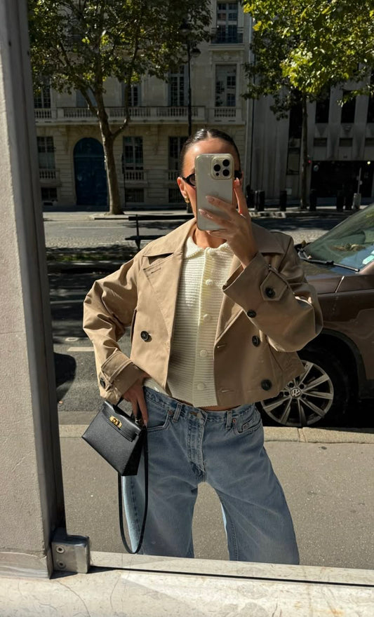 Carla Kurzer Doppelreihiger Trenchcoat