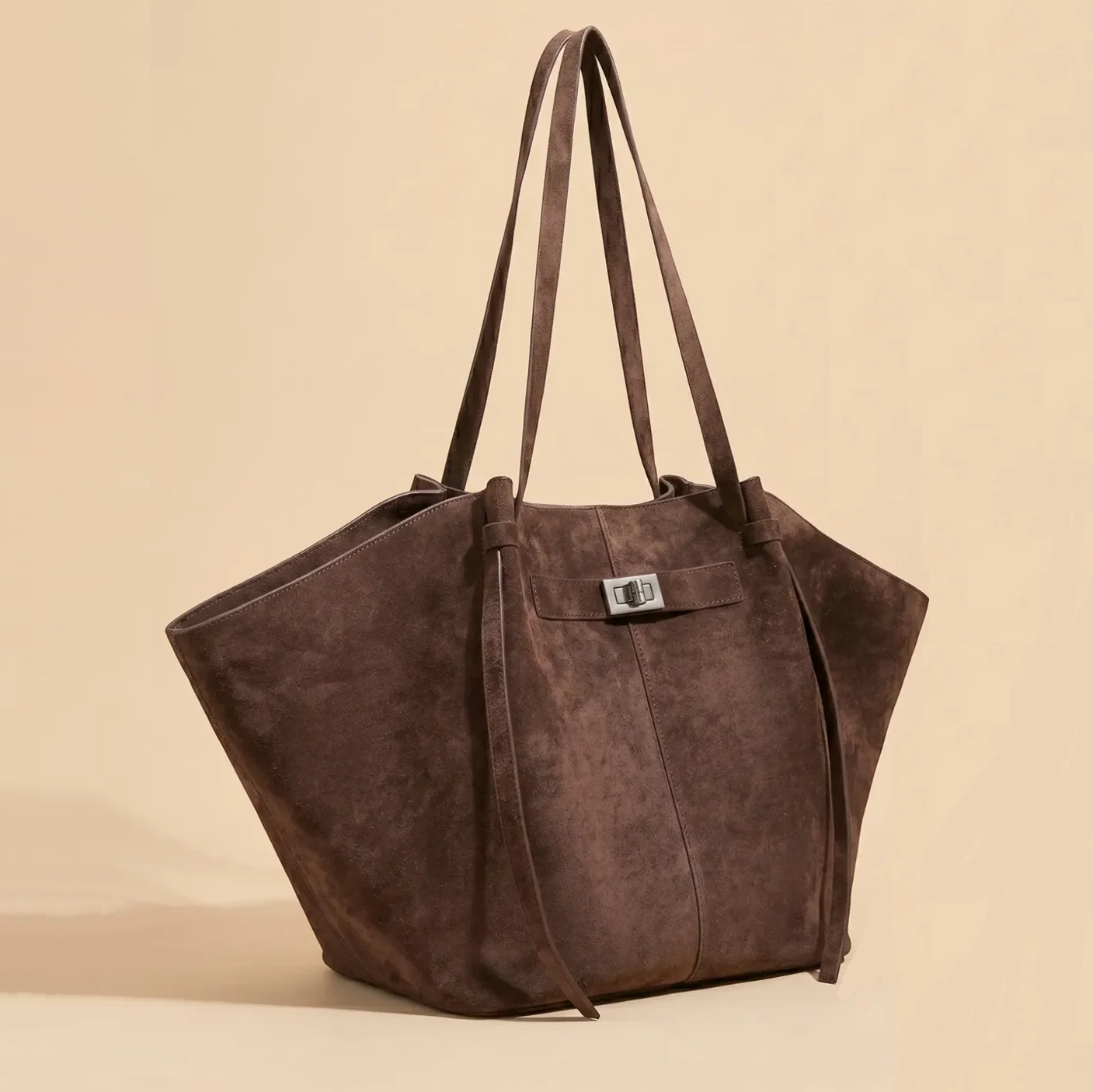 Borsa tote in suede Nora Bat-Wing
