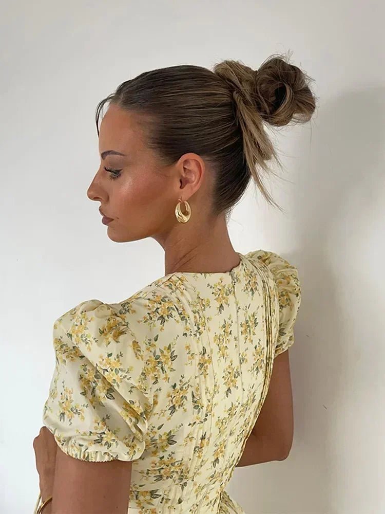 Robe courte Lory en V