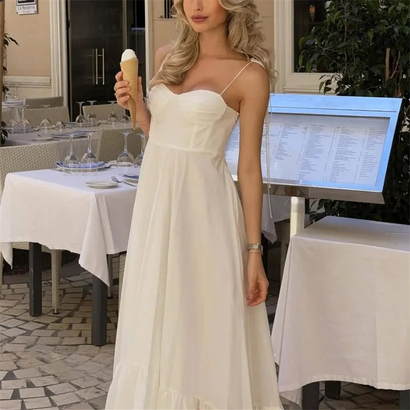 Yesha gestuftes Midikleid