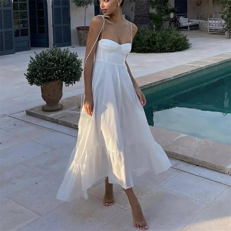 Yesha gestuftes Midikleid