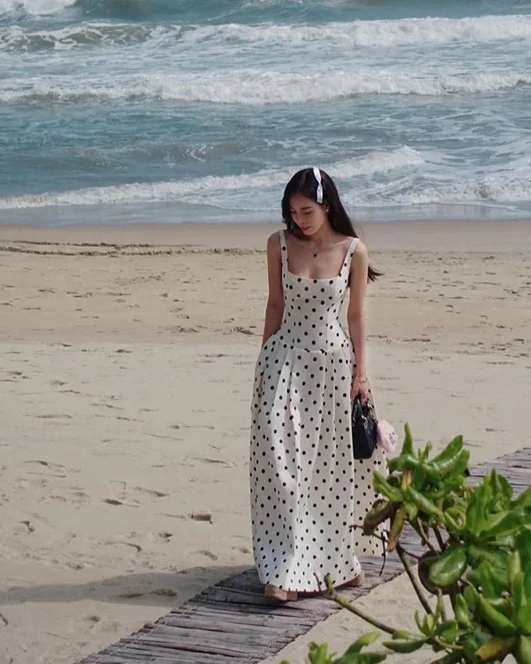 Petra Polka Dot Midi Dress