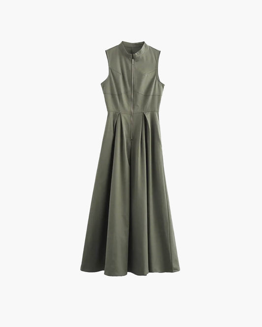 Robe midi sans manches Celia