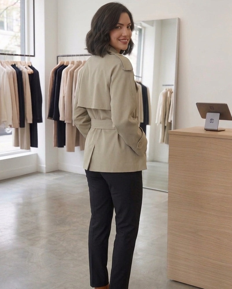 Fabienne Oversized Trenchcoat mit Gürtel