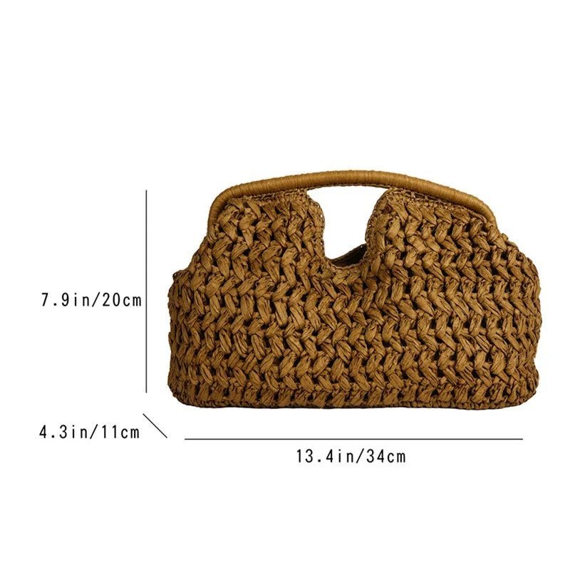 Sabrina gewebte Rattan-Tasche