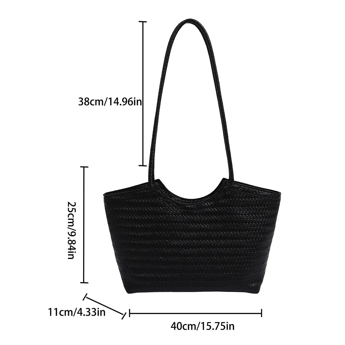 Lisa strukturiertes Gewebe-Handtasche