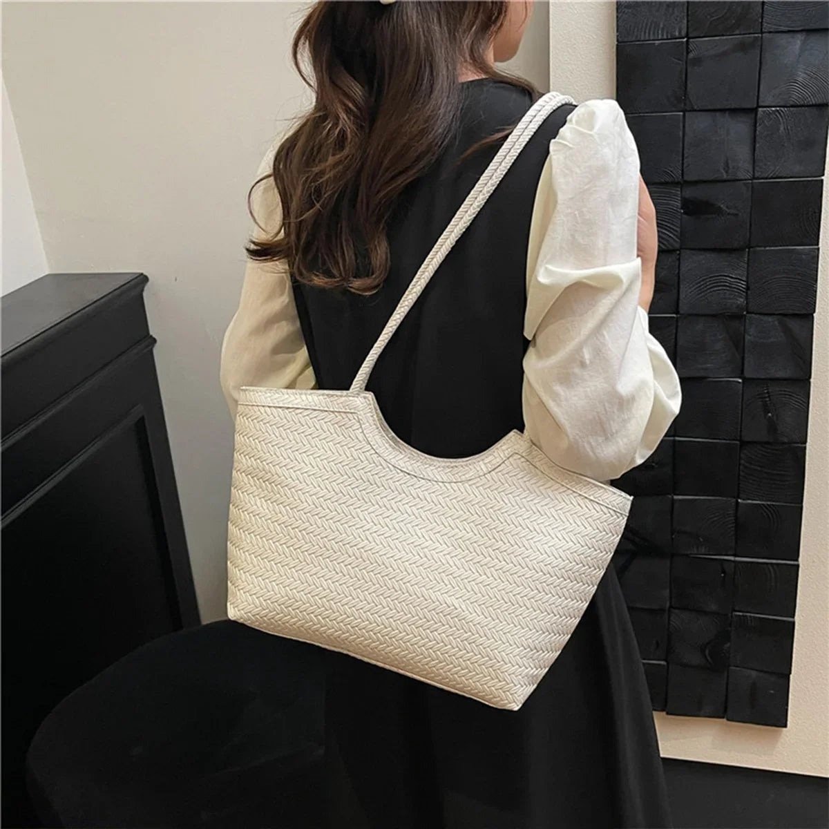 Lisa strukturiertes Gewebe-Handtasche