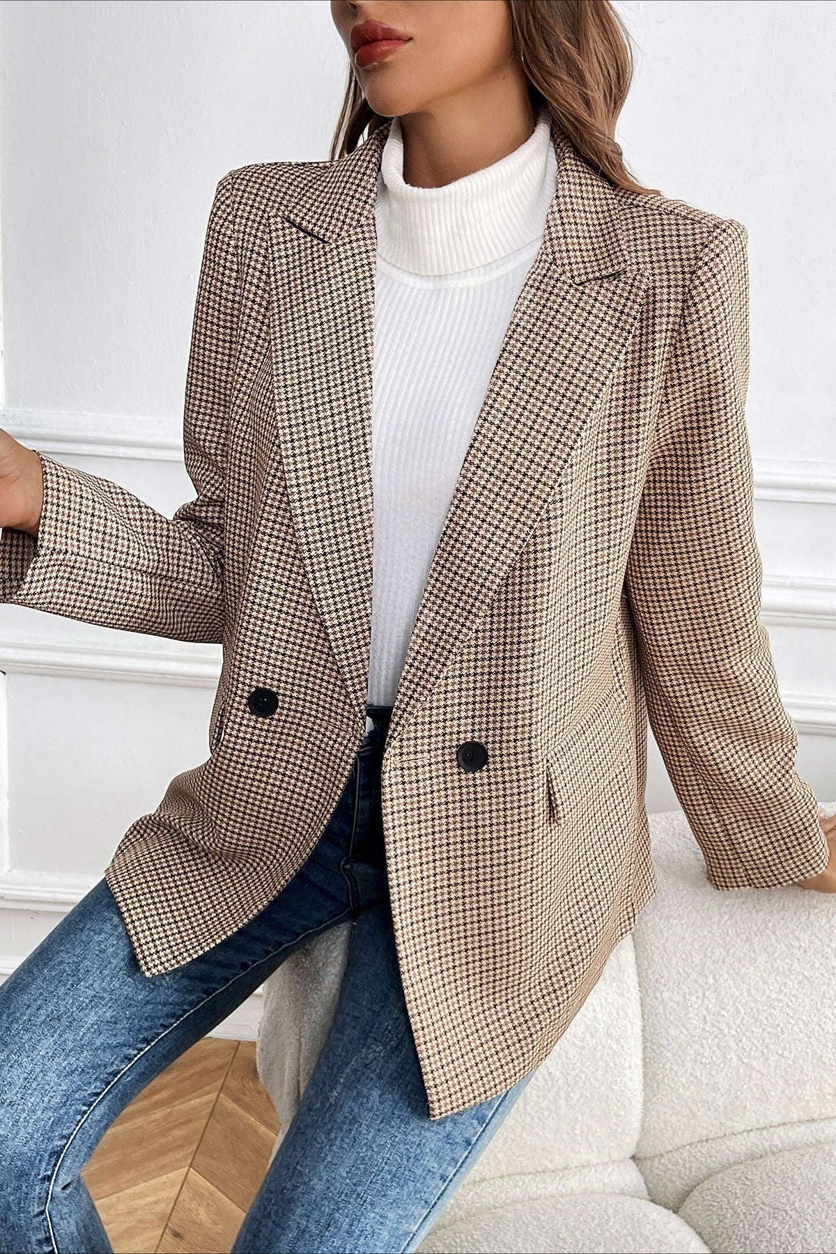 Esther Houndstooth Blazer
