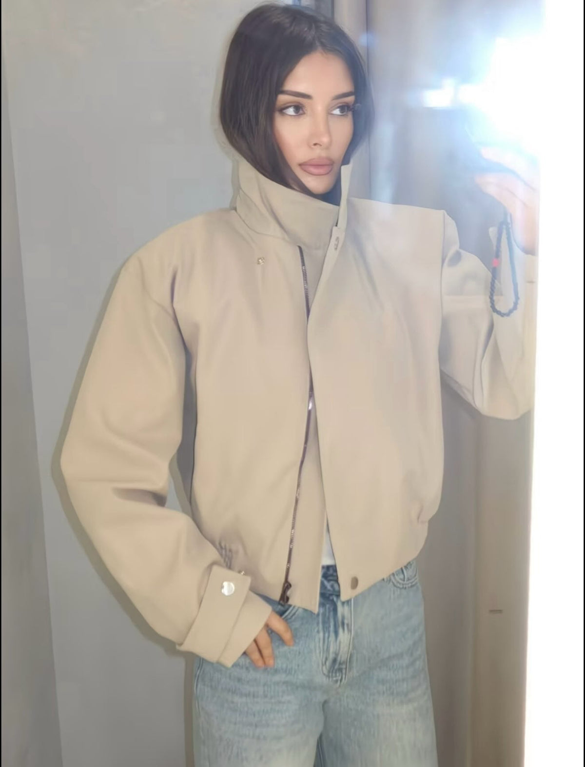 Blouson bomber court Helena