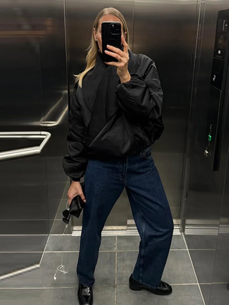 Kelly Oversized Bomberjacke