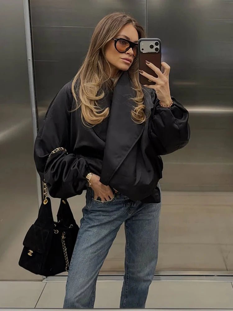 Kelly Oversized Bomberjacke