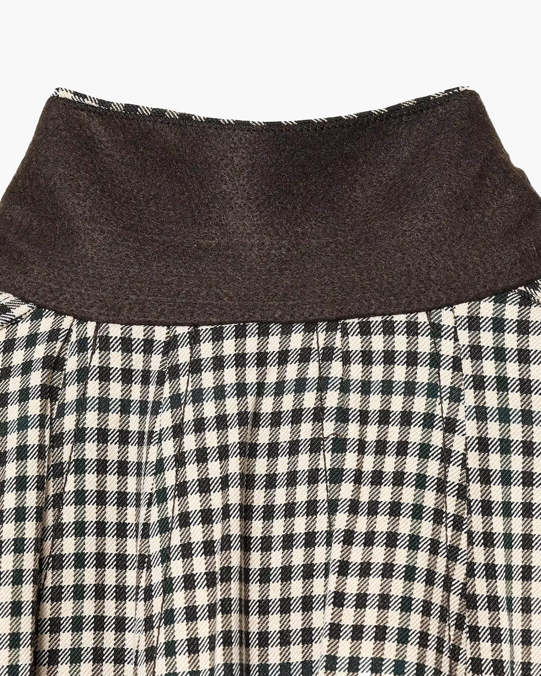 Giacca bomber a quadri Lisa con collo alto