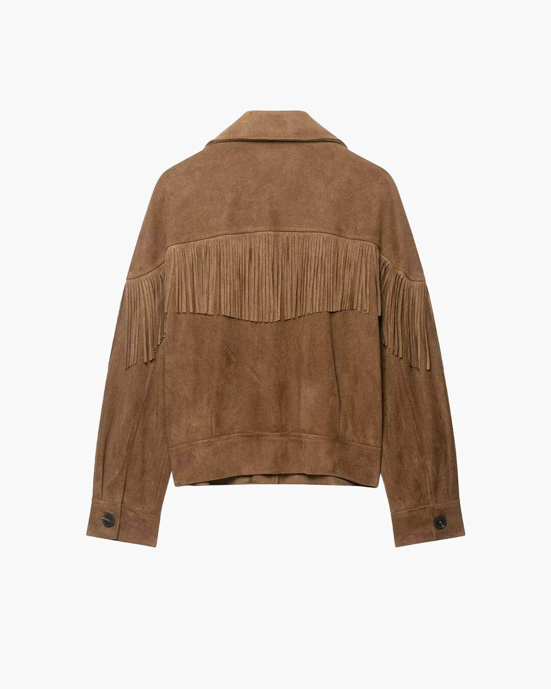 Julie Kunst-Wildleder Fransen Westernjacke
