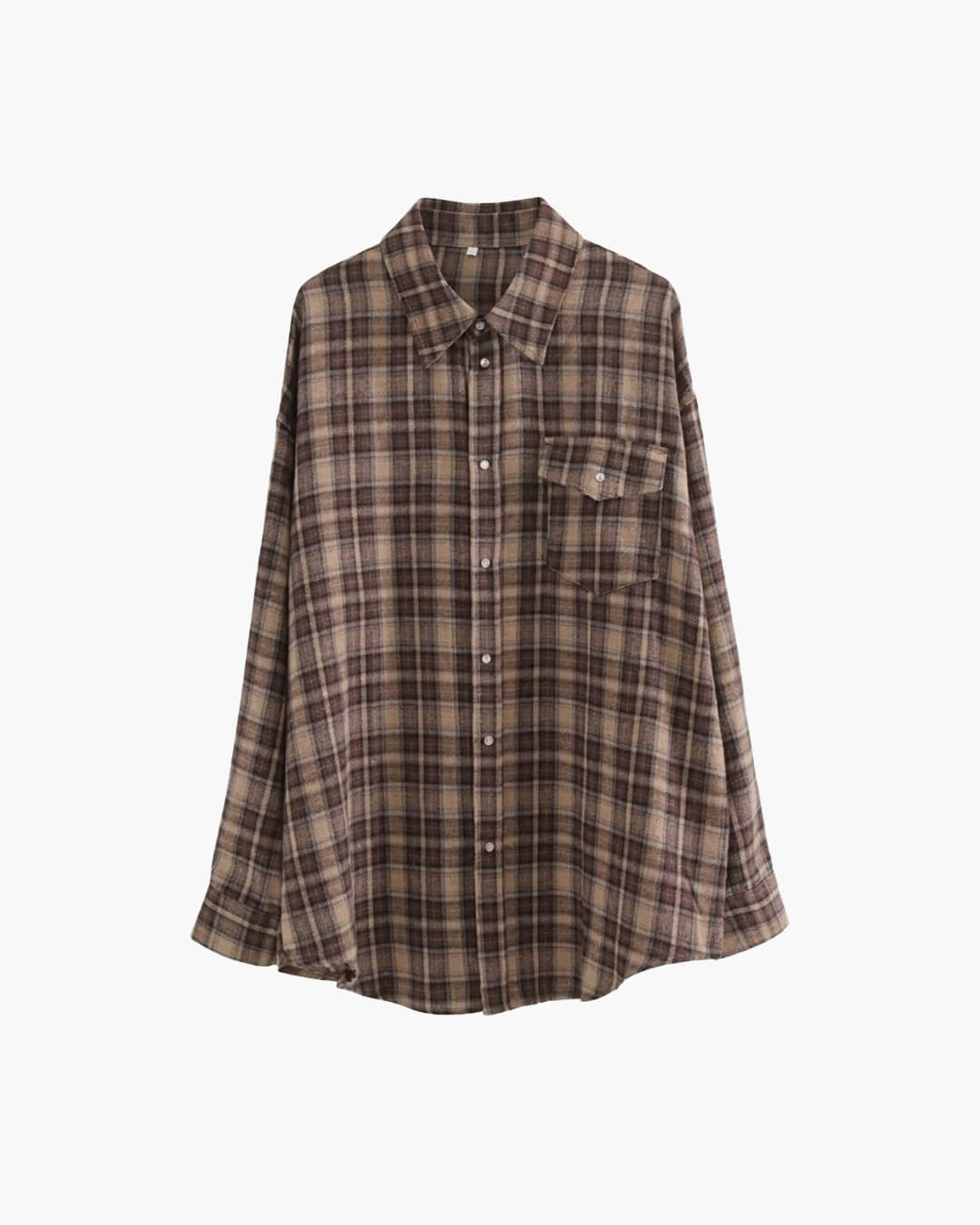 Camicia oversize a quadri Kate