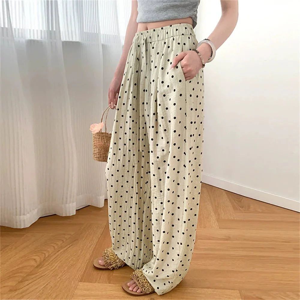 Themis Wide Leg Leinenhose