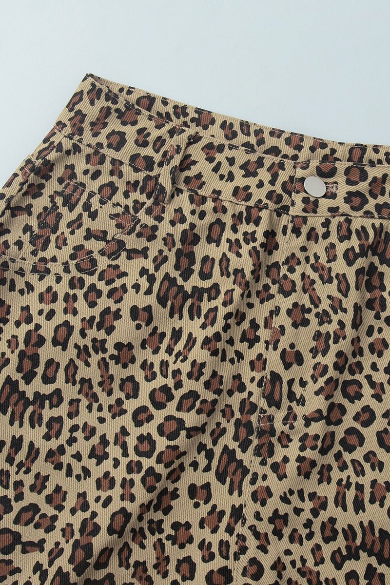 Carla Shorts mit Leopardenmuster