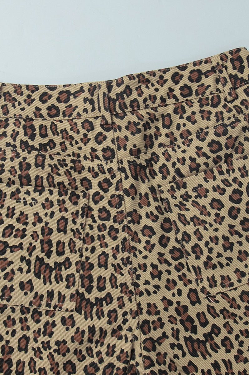 Carla Shorts mit Leopardenmuster