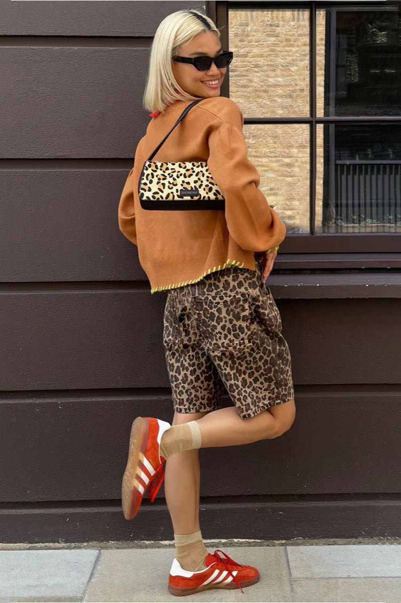 Carla Shorts mit Leopardenmuster