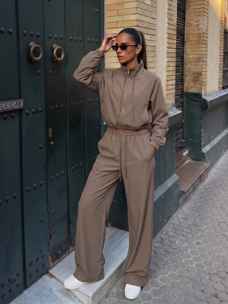 Angela Tailored Blazer & Wide Leg Trouser Set