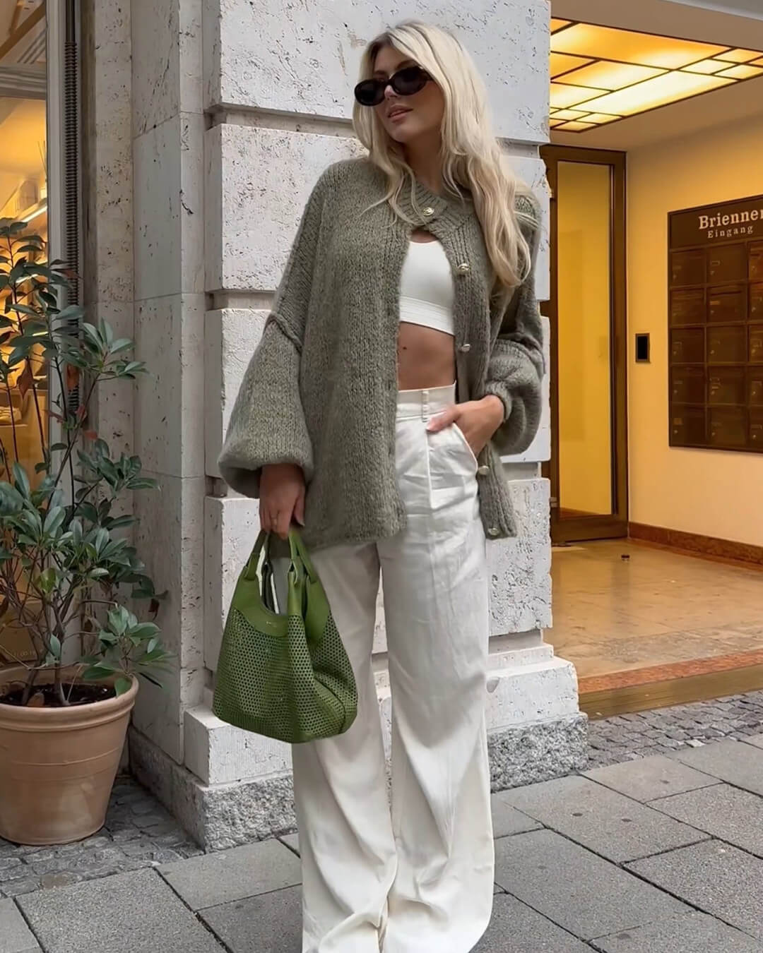 Laura Langer Strickcardigan