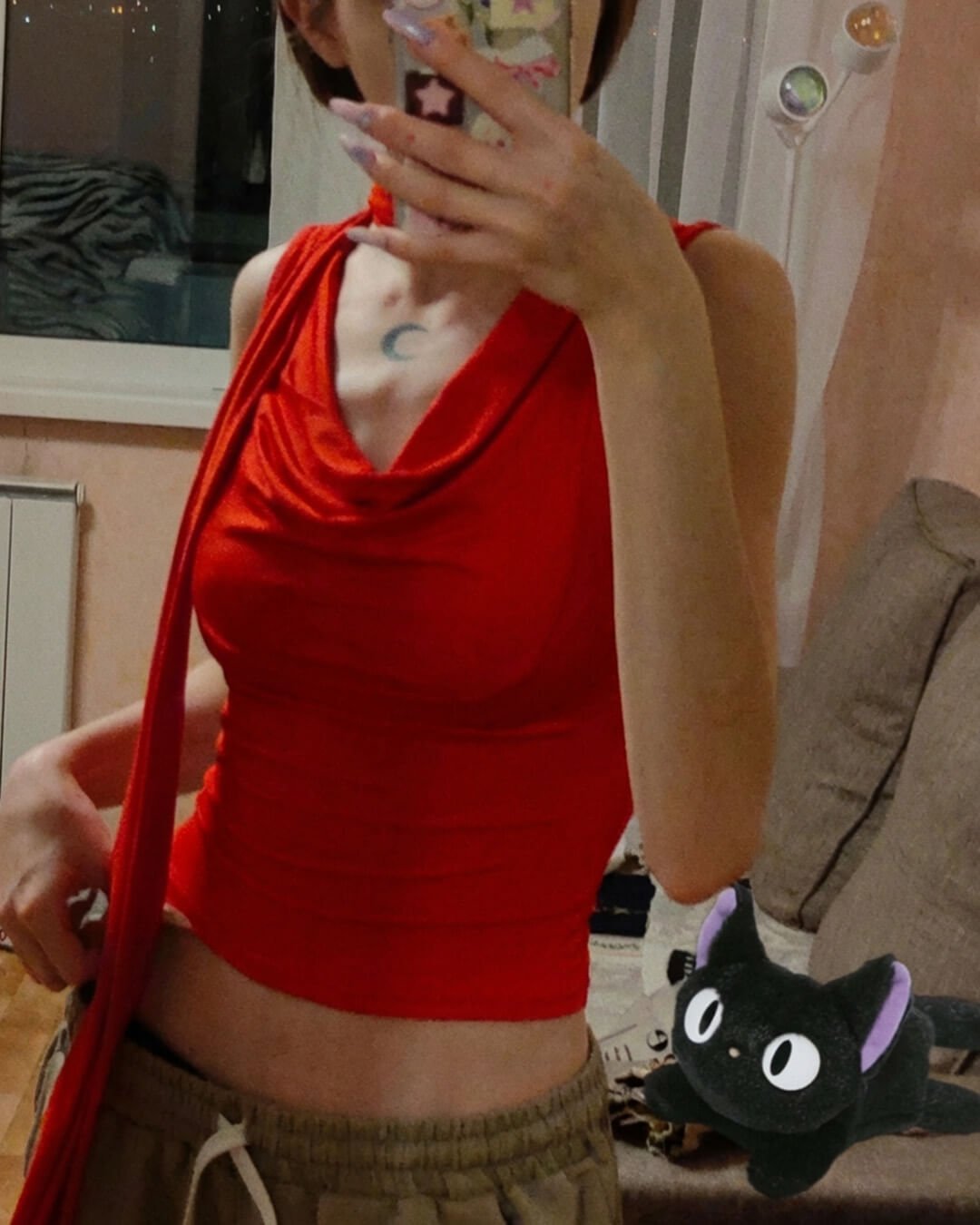 Top sans manches Natasha à nouer