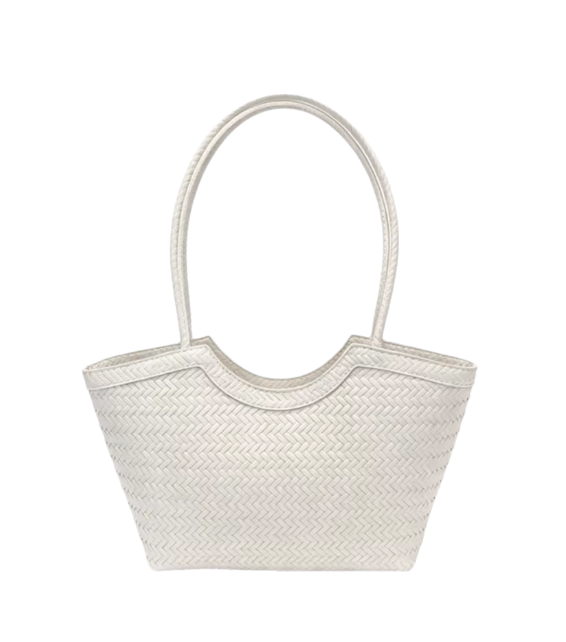 Mica Geflochtene Tasche aus Kunstleder