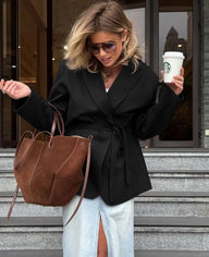 Adora Lace-Up Blazer