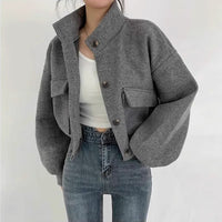Veste courte à col montant Agathe