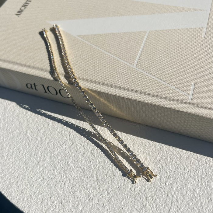 ZEYA - Alba Zirconia Bezel Tennis Bracelet