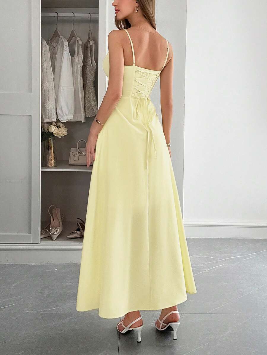 ZEYA - Aleana Ruched Waist Maxi Dress