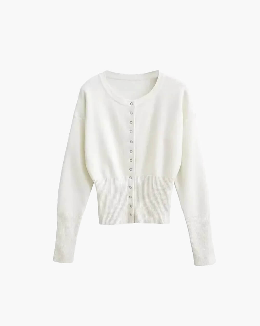 ZEYA - Alicia Cardigan Sweater with Round Neck
