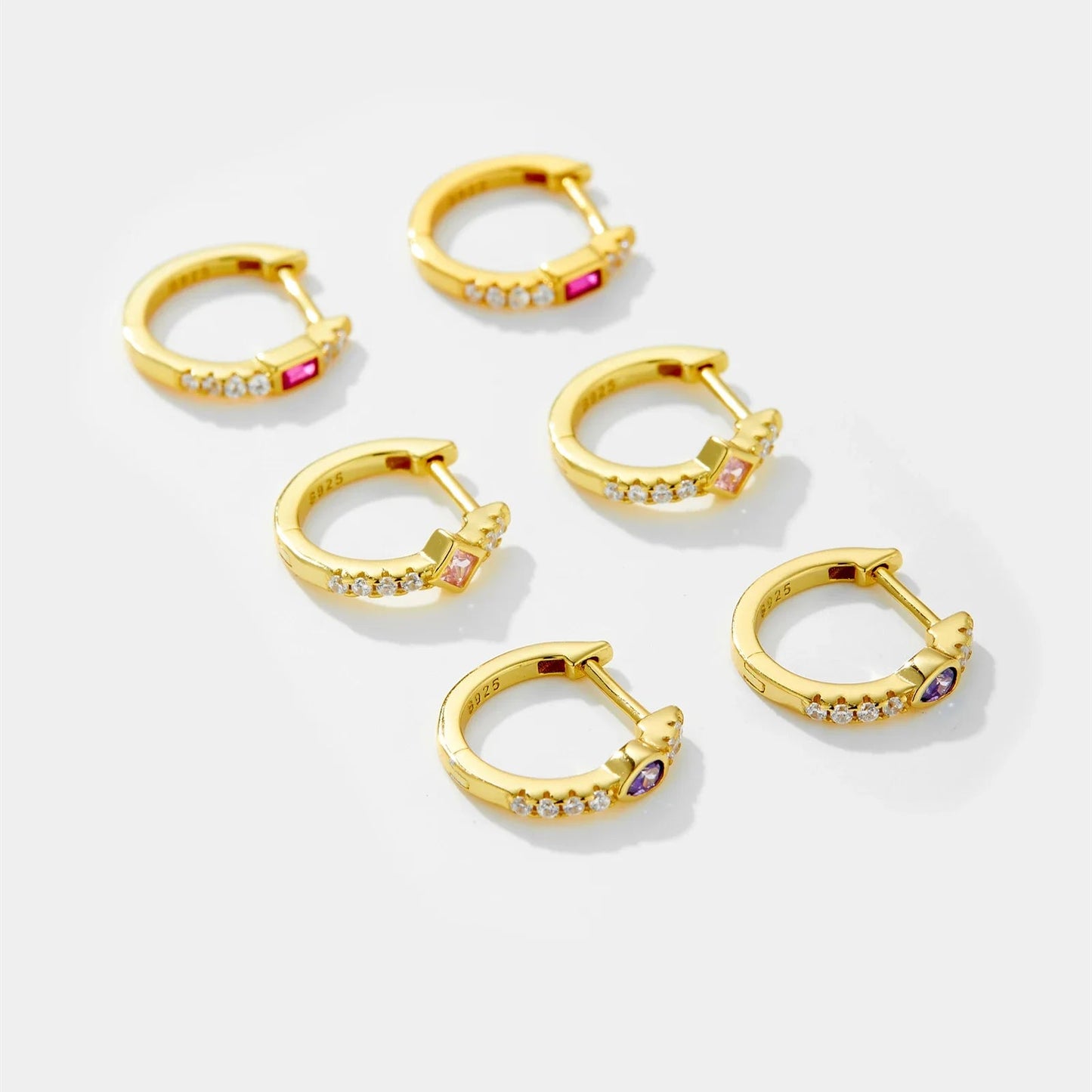 ZEYA - Amber Hoop Earrings