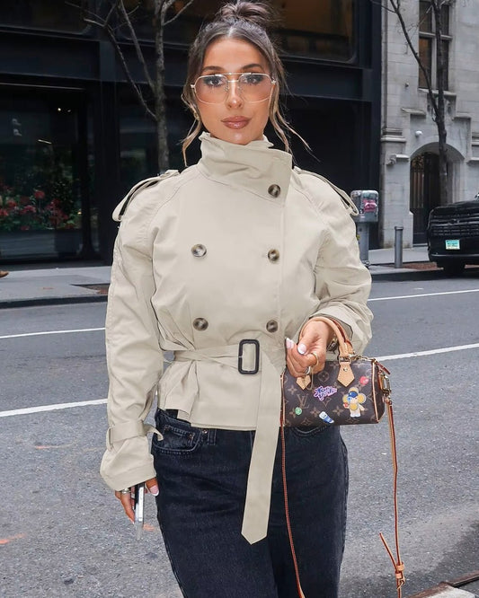 ZEYA - Amelie Belted Trench Coat