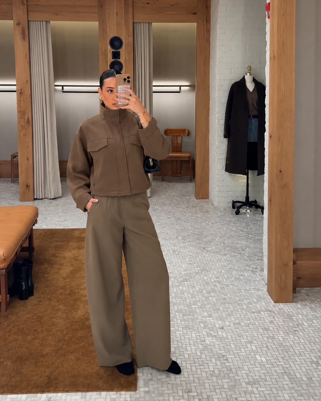 ZEYA - Amelie Brown Zip Jacket