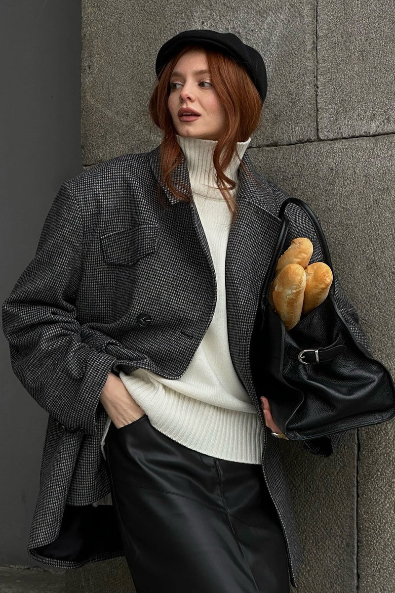 ZEYA - Amy Structured Tweed Coat