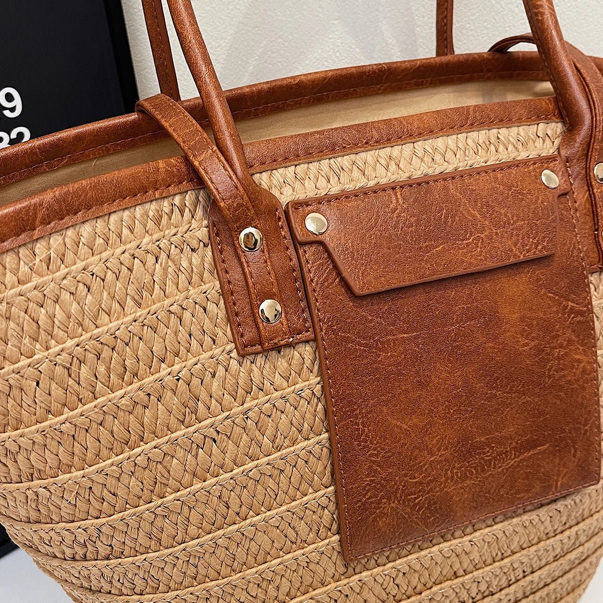ZEYA - Aneyla Forest Woven Single - Shoulder Tote