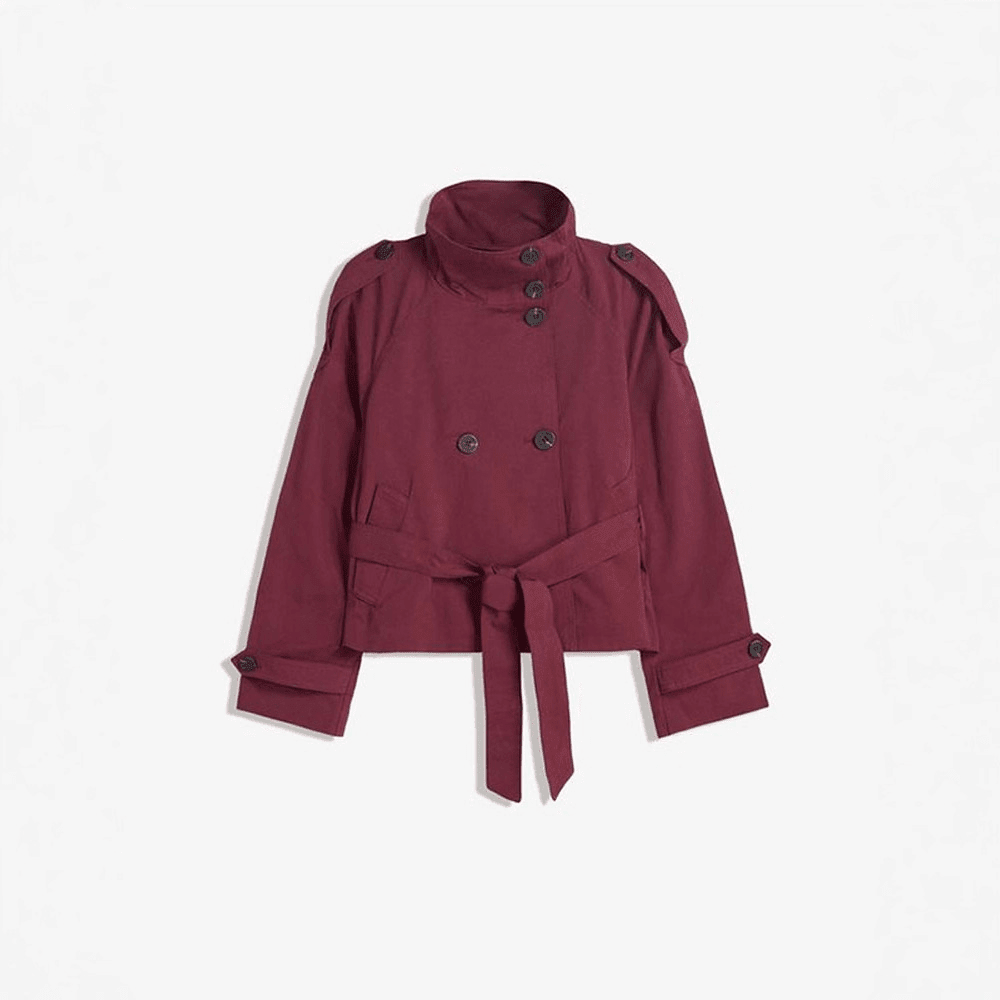 ZEYA - Anna Belted Short Trench Coat