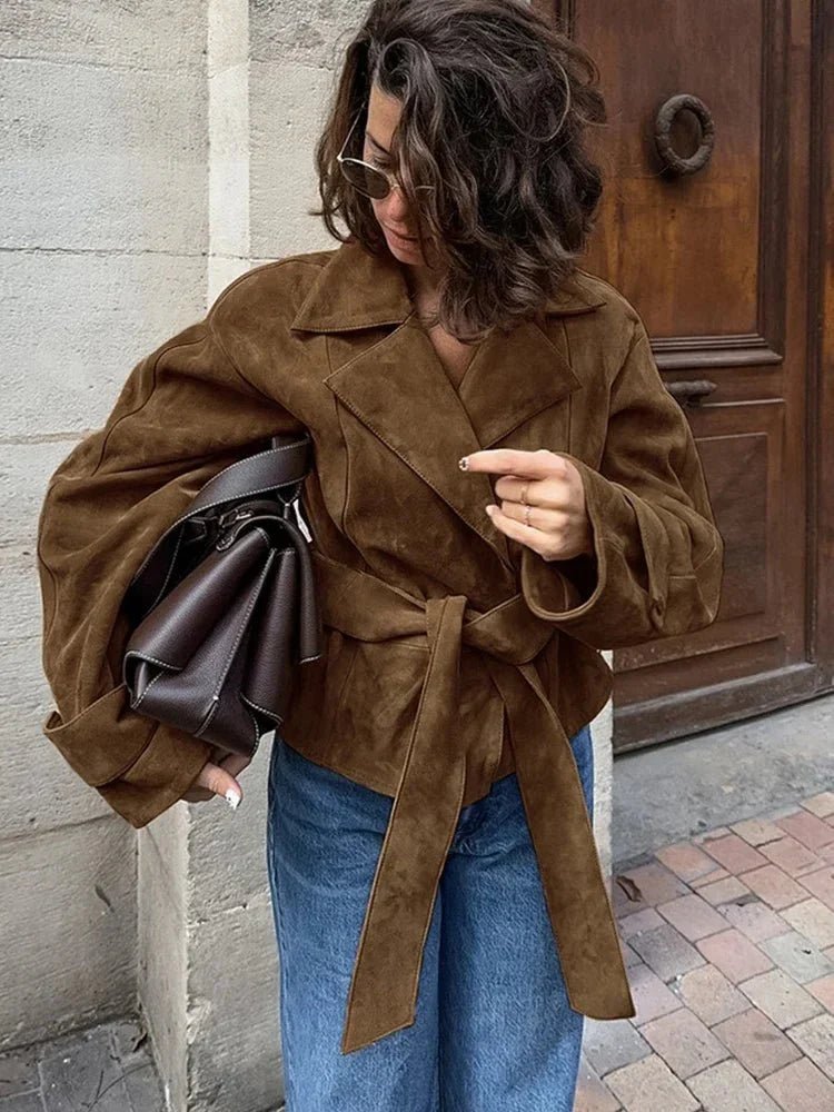 ZEYA - Ariana Retro Suede Jacket