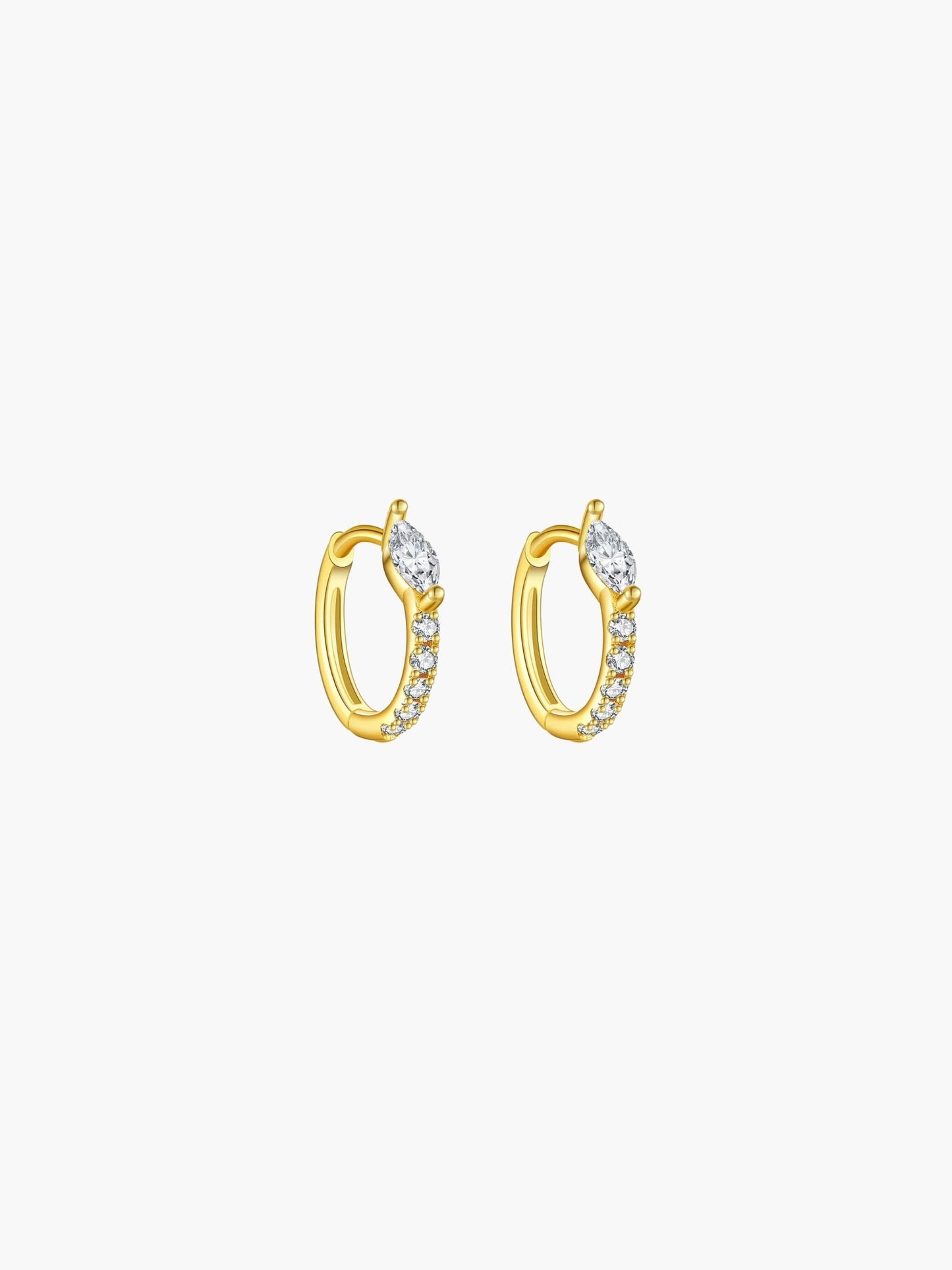 ZEYA - Aubrey Hoop Huggie Earrings