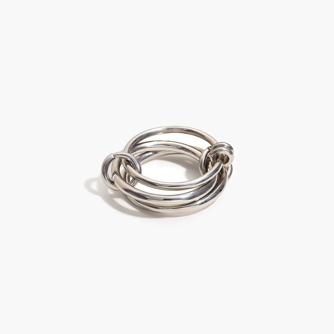 ZEYA - Aura Plain Interlocking Ring