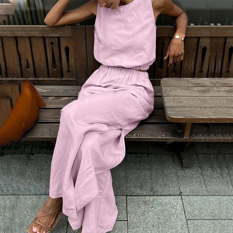 ZEYA - Ava Cotton Linen Two-Piece Set