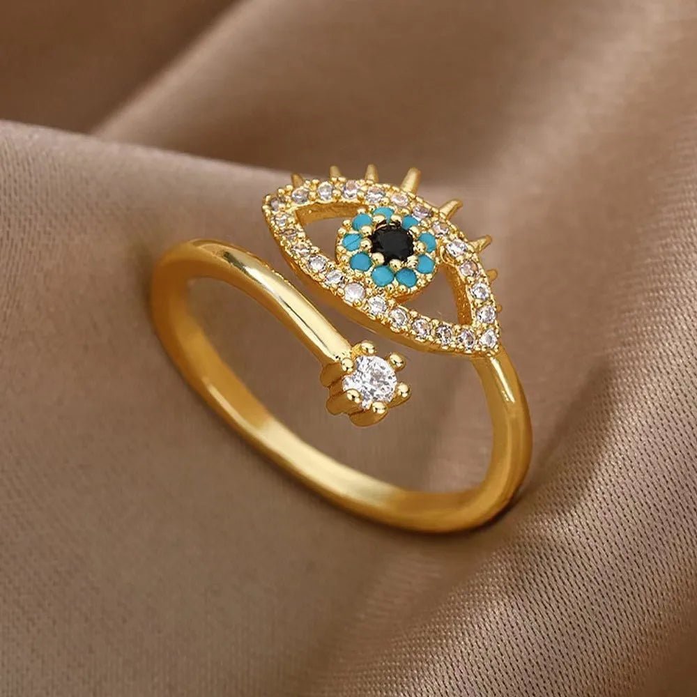 ZEYA - Ayla Evil Eye Ring