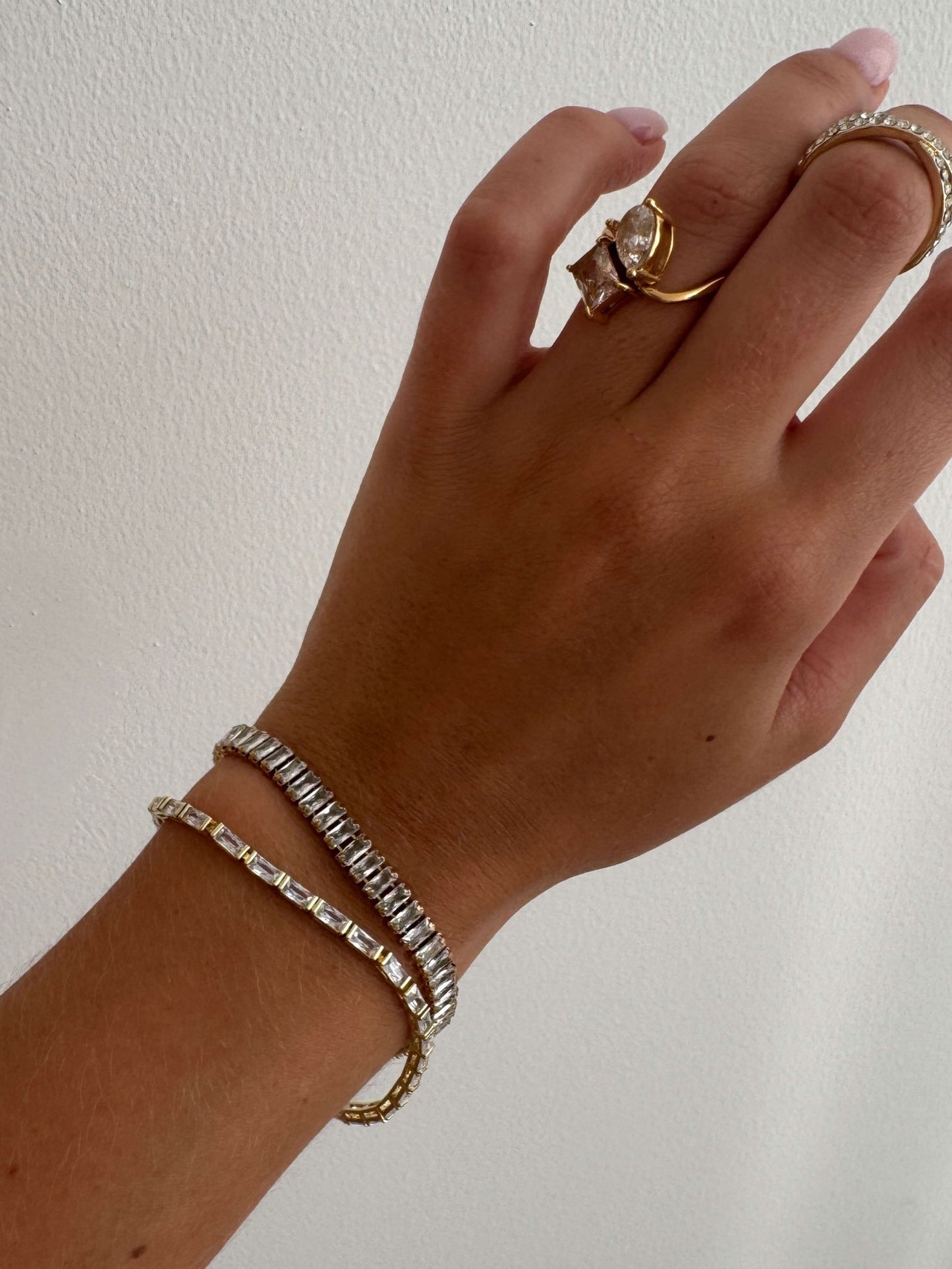 ZEYA - Baguette Tennis Bracelet