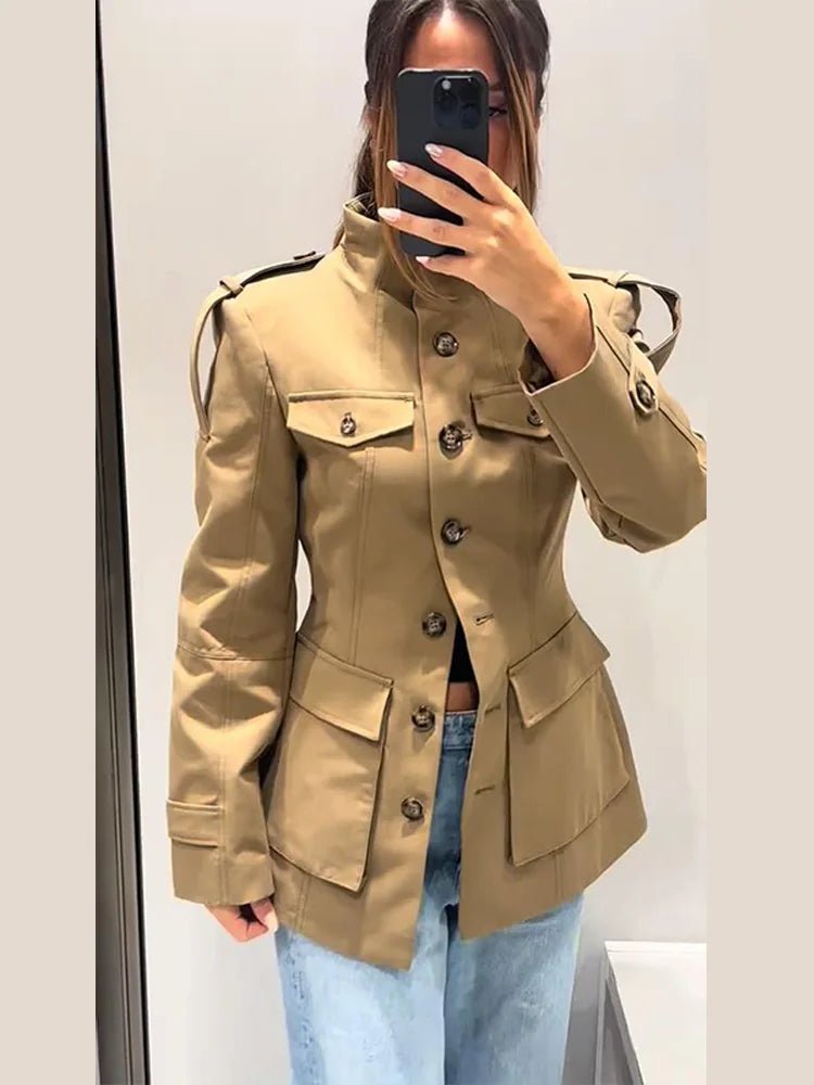 ZEYA - Belinda Slim Fit Trench Coat