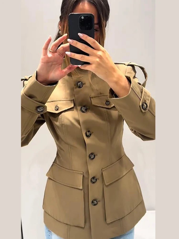 ZEYA - Belinda Slim Fit Trench Coat