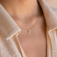 Collier Initiale Or Elsa